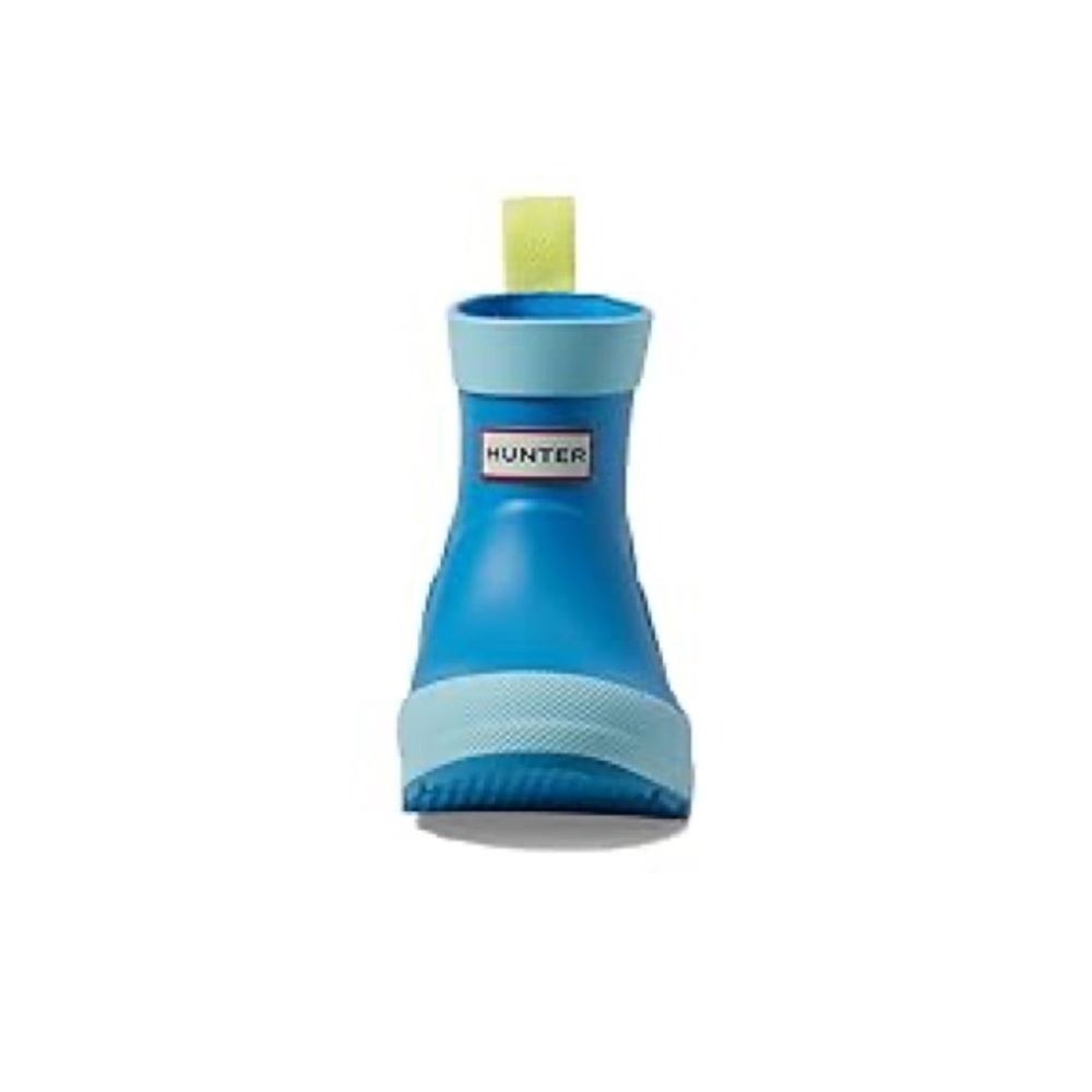Hunter Kids Bright Blue Boots Size 12 - Picture 3 of 5